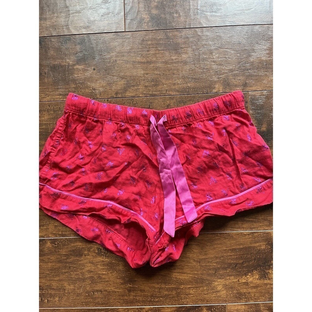 Victoria Secret WOmens Short Red And Pink PJ Short NWT XS